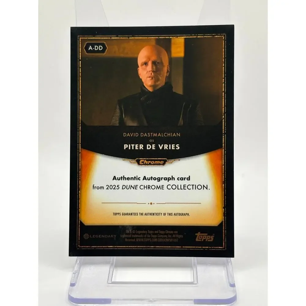 2024 Topps Chrome Dune David Dastmalchian as Piter De Vries Auto